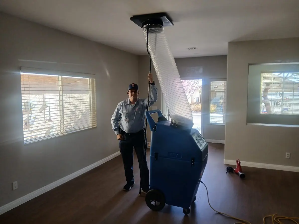 Professional Dryer Vent Cleaning work inside a Black Mountain home